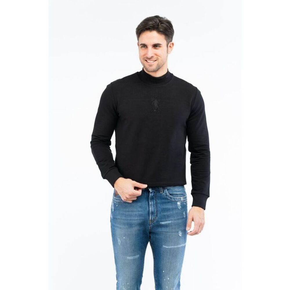 Bikkembergs Gray Cotton Men's Sweatshirt